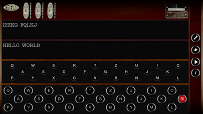 Emulate iPhone app Mininigma: Enigma Simulator using MyAndroid Emulate iPhone app Mininigma: Enigma Simulator using MyAndroid