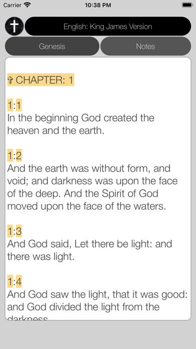 Emulate iPhone app Mini Pocket Bible using MyAndroid