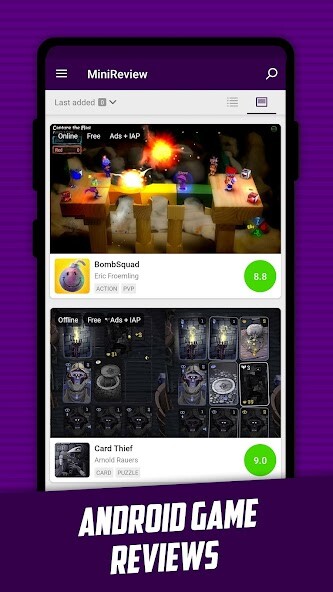 Run android online APK MiniReview - Game Reviews from MyAndroid or emulate MiniReview - Game Reviews using MyAndroid