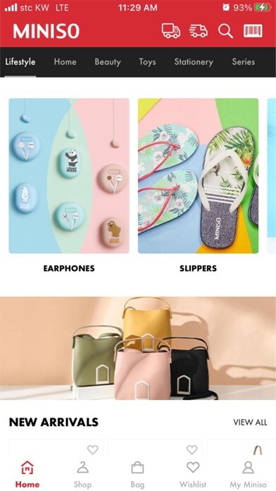 Emulate iPhone app Miniso kw using MyAndroid Emulate iPhone app Miniso kw using MyAndroid