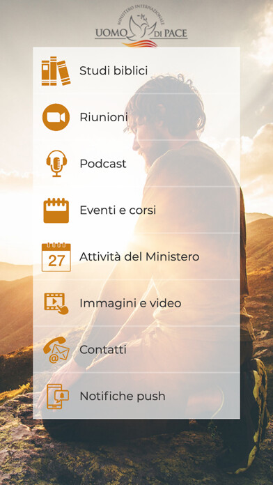 Emulate iPhone app Ministero Uomo di Pace using MyAndroid Emulate iPhone app Ministero Uomo di Pace using MyAndroid