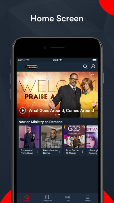 Emulate iPhone app Ministry On Demand using MyAndroid