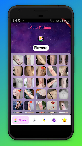 Run android online APK Mini Tattoos For Girls from MyAndroid or emulate Mini Tattoos For Girls using MyAndroid