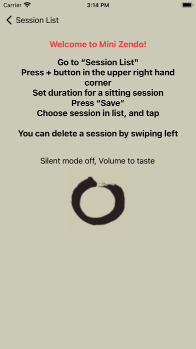 Emulate iPhone app Mini Zendo using MyAndroid