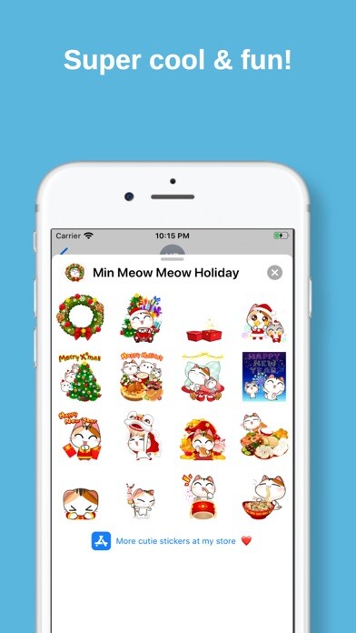 Emulate iPhone app Min Meow Meow Holiday using MyAndroid