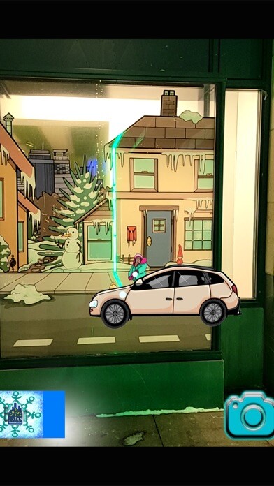 Emulate iPhone app MINNE-SNOW-TA WINDOW DISPLAY using MyAndroid