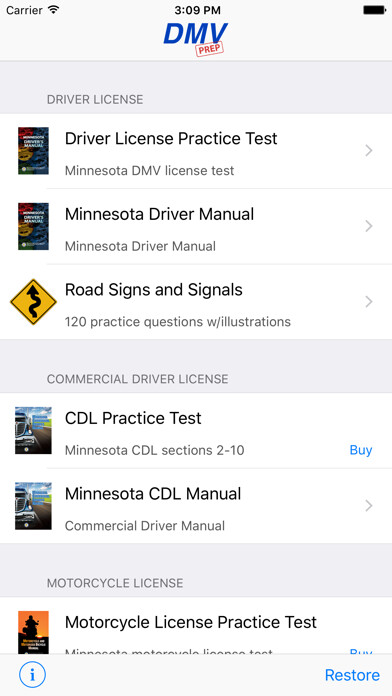 Run android online APK Minnesota Dmv Test Prep from MyAndroid or emulate Minnesota Dmv Test Prep using MyAndroid