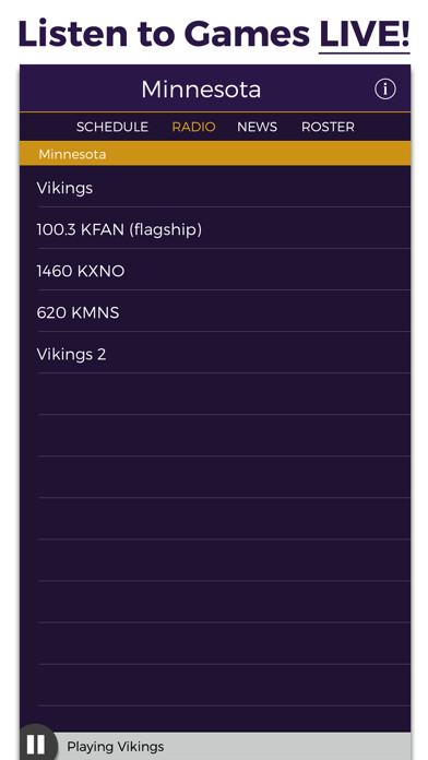 Emulate iPhone app Minnesota Football Radio & Live Scores using MyAndroid Emulate iPhone app Minnesota Football Radio & Live Scores using MyAndroid
