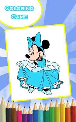 Emulate Android APK Minnie Mouse Coloring Game