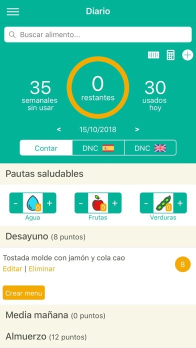 Emulate iPhone app Mi no dieta using MyAndroid Emulate iPhone app Mi no dieta using MyAndroid