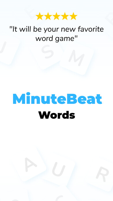 Emulate iPhone app MinuteBeat - Word Game using MyAndroid Emulate iPhone app MinuteBeat - Word Game using MyAndroid