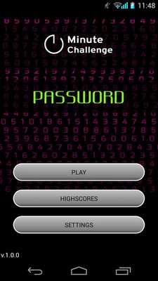 Emulate Android APK Minute Challenge: 1.Password