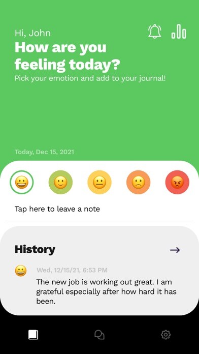 Emulate iPhone app Minute Mood using MyAndroid