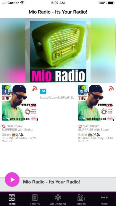 Emulate iPhone app Mio Radio - Its Your Radio! using MyAndroid Emulate iPhone app Mio Radio - Its Your Radio! using MyAndroid