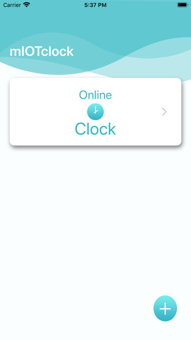Emulate iPhone app mIOTclock using MyAndroid