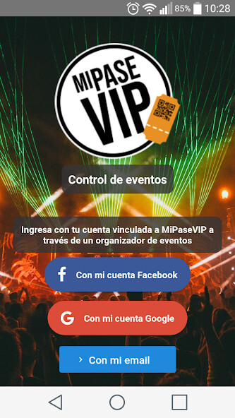 Run android online APK MiPaseVIP Control de Eventos (para Organizadores) from MyAndroid or emulate MiPaseVIP Control de Eventos (para Organizadores) using MyAndroid Run android online APK MiPaseVIP Control de Eventos (para Organizadores) from MyAndroid or emulate MiPaseVIP Control de Eventos (para Organizadores) using MyAndroid