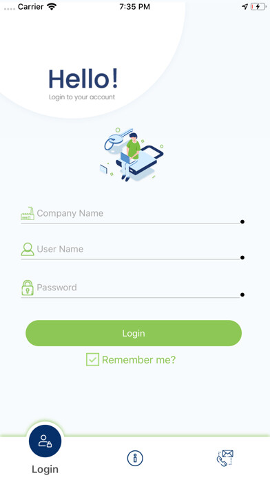 Emulate iPhone app MiPeople-HR using MyAndroid