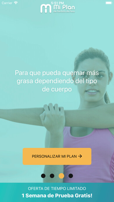 Emulate iPhone app Mi Plan de Perdida de Peso using MyAndroid