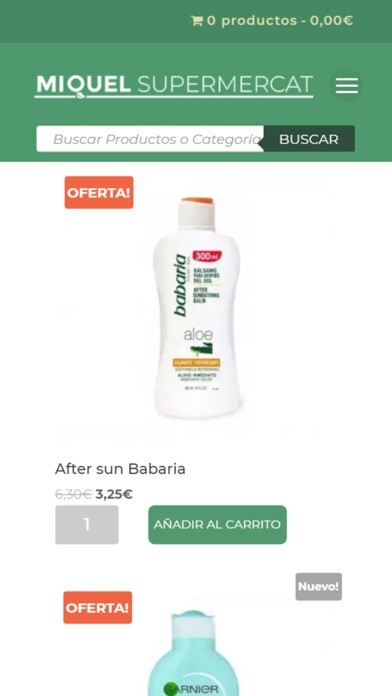 Emulate iPhone app Miquel Supermercat using MyAndroid Emulate iPhone app Miquel Supermercat using MyAndroid
