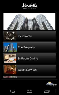 Emulate Android APK Mirabella Hotel
