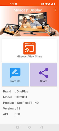Emulate Android APK Miracast Screen Sharing
