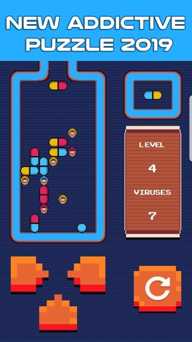 Emulate iPhone app Miracle Cure : Pill Puzzle using MyAndroid