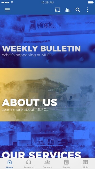 Emulate iPhone app Miracle Life Family Church using MyAndroid Emulate iPhone app Miracle Life Family Church using MyAndroid
