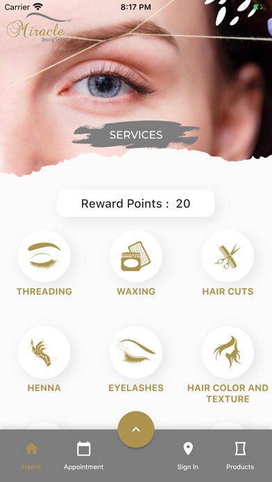 Emulate iPhone app MiracleSalon using MyAndroid Emulate iPhone app MiracleSalon using MyAndroid