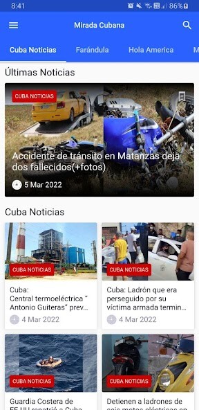 Run android online APK Mirada Cubana Noticias from MyAndroid or emulate Mirada Cubana Noticias using MyAndroid
