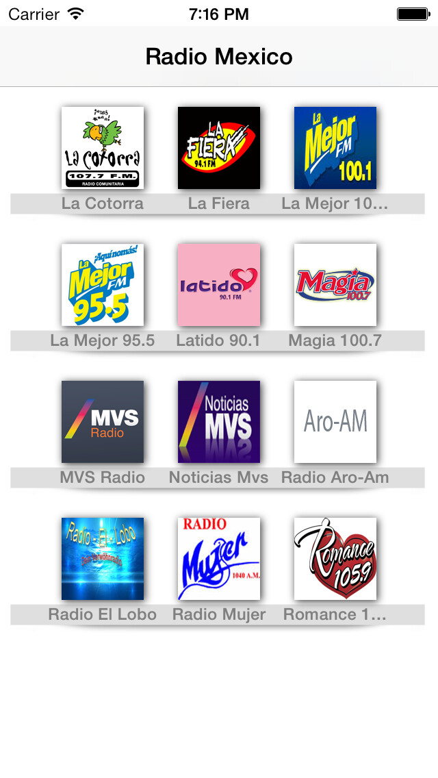 Emulate iPhone app Mi radios México: Mexicana Todas las radios en la misma aplicación! Saludos de radio;) using MyAndroid Emulate iPhone app Mi radios México: Mexicana Todas las radios en la misma aplicación! Saludos de radio;) using MyAndroid