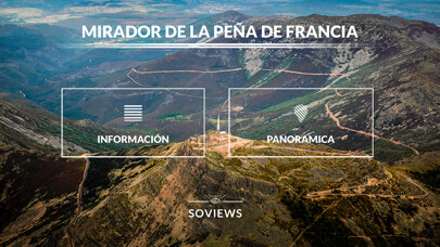 Emulate iPhone app Mirador de la Peña de Francia using MyAndroid