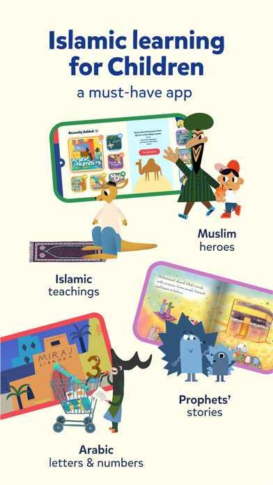 Emulate iPhone app Miraj Islamic Stories & Games using MyAndroid