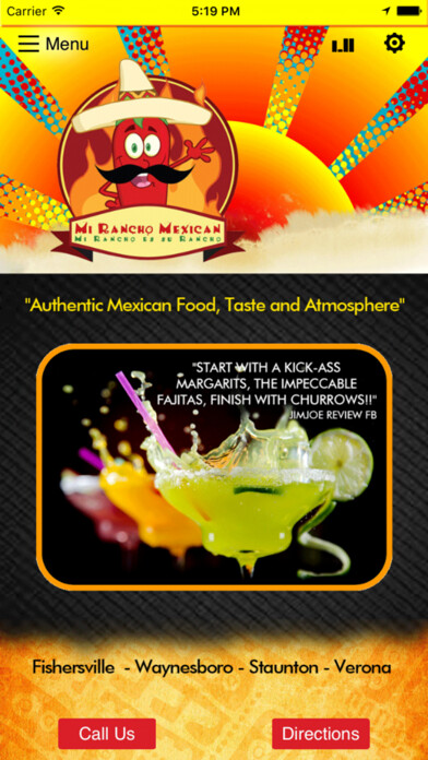 Emulate iPhone app Mi Rancho Mexican Restaurants using MyAndroid Emulate iPhone app Mi Rancho Mexican Restaurants using MyAndroid