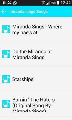 Emulate Android APK Miranda Sings All Songs