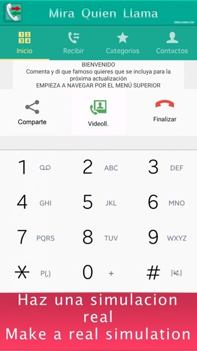 Emulate iPhone app Mira quien llama using MyAndroid Emulate iPhone app Mira quien llama using MyAndroid