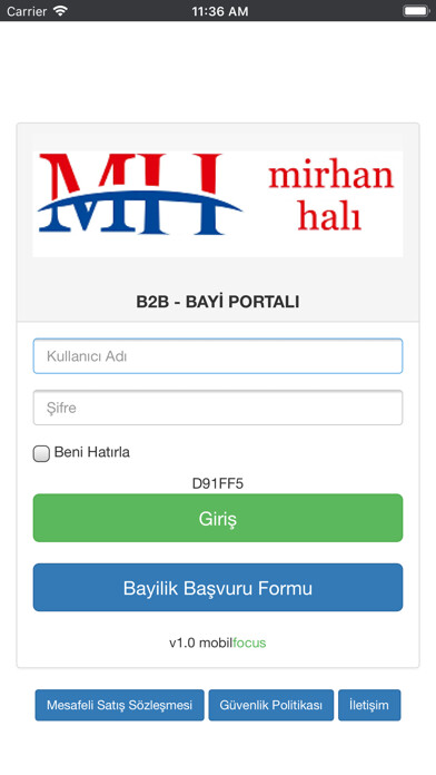 Emulate iPhone app Mirhan Halı using MyAndroid Emulate iPhone app Mirhan Halı using MyAndroid