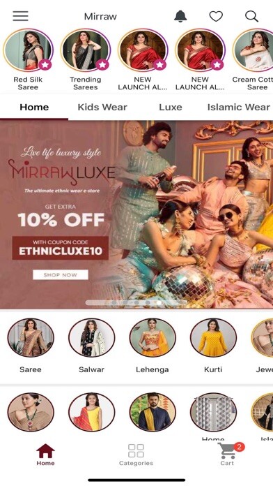 Emulate iPhone app MIRRAW - Online Shopping App using MyAndroid Emulate iPhone app MIRRAW - Online Shopping App using MyAndroid