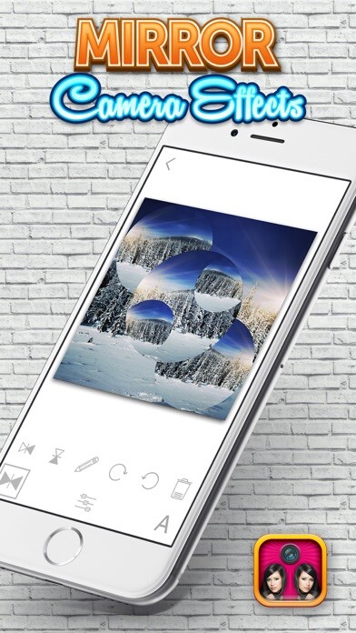 Emulate iPhone app Mirror Camera Effects – Photo Reflection Blender for Making Cool Clone Pics using MyAndroid