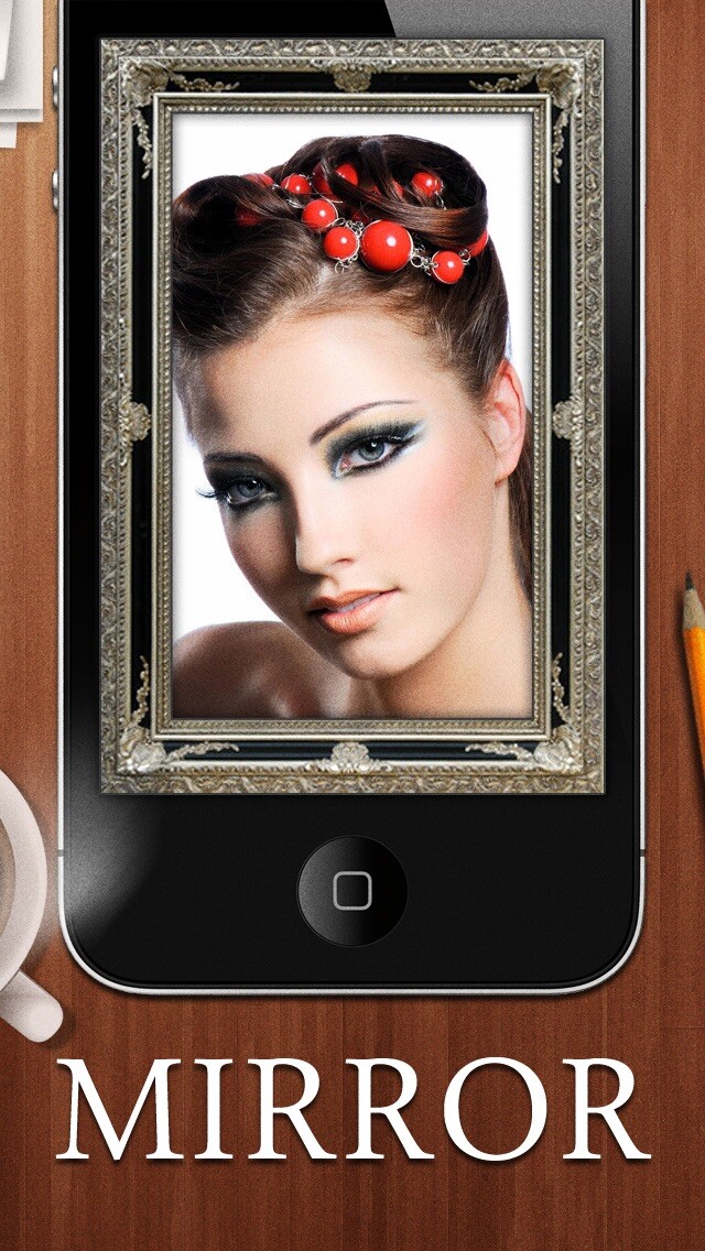 Emulate iPhone app Mirror Free ◎ using MyAndroid