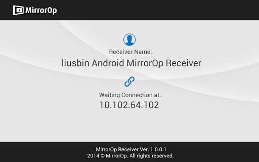 Run android online APK MirrorOp Receiver from MyAndroid or emulate MirrorOp Receiver using MyAndroid Run android online APK MirrorOp Receiver from MyAndroid or emulate MirrorOp Receiver using MyAndroid