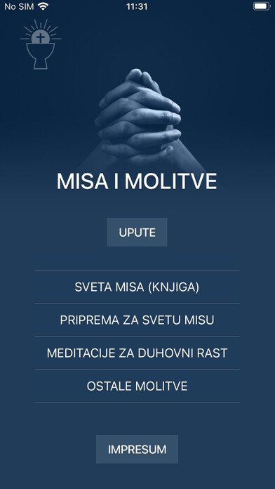 Emulate iPhone app Misa i Molitve using MyAndroid Emulate iPhone app Misa i Molitve using MyAndroid