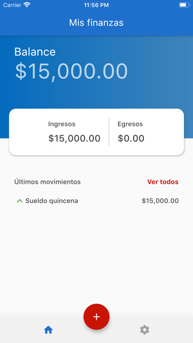 Emulate iPhone app Mis finanzas by Jmenesesi using MyAndroid Emulate iPhone app Mis finanzas by Jmenesesi using MyAndroid