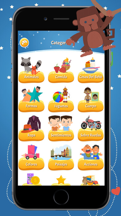 Emulate iPhone app Mis Primeras Palabras Diccionario de Imágenes para bebés using MyAndroid Emulate iPhone app Mis Primeras Palabras Diccionario de Imágenes para bebés using MyAndroid