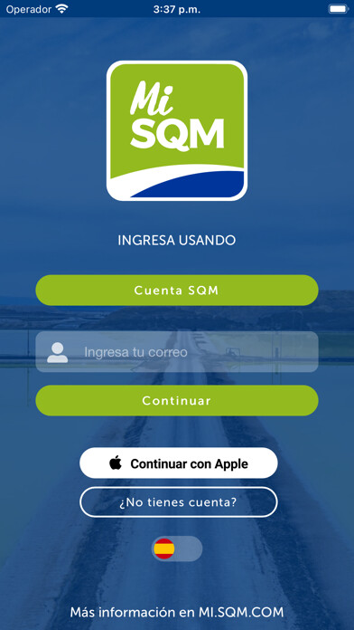 Emulate iPhone app Mi SQM using MyAndroid
