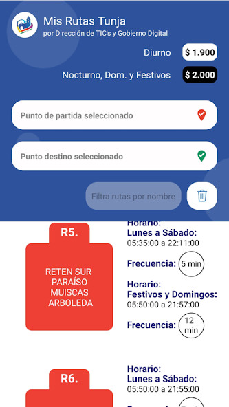 Run android online APK Mis Rutas Tunja from MyAndroid or emulate Mis Rutas Tunja using MyAndroid