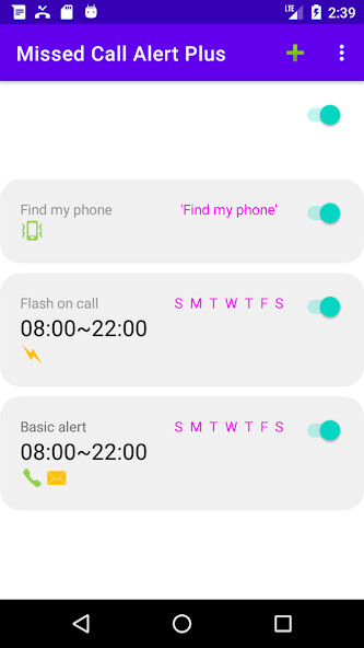 Run android online APK Missed Call Alert Plus from MyAndroid or emulate Missed Call Alert Plus using MyAndroid