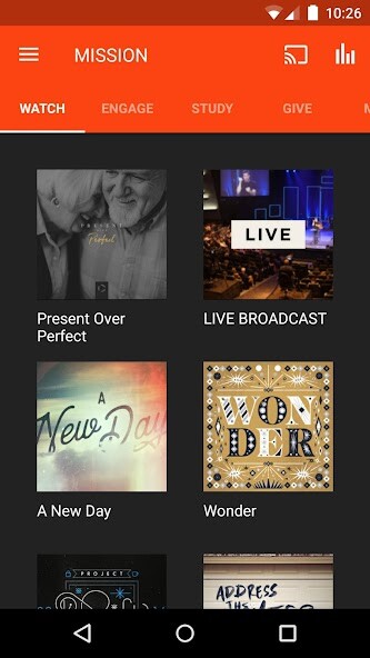 Emulate iPhone app MISSION Community Church using MyAndroid Emulate iPhone app MISSION Community Church using MyAndroid