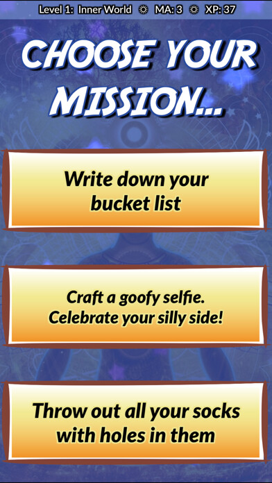 Emulate iPhone app Mission Me: Creative AR Game using MyAndroid