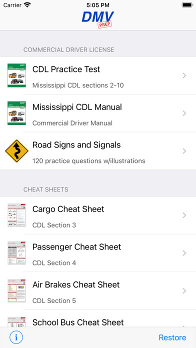 Emulate iPhone app Mississippi CDL Test Prep using MyAndroid Emulate iPhone app Mississippi CDL Test Prep using MyAndroid
