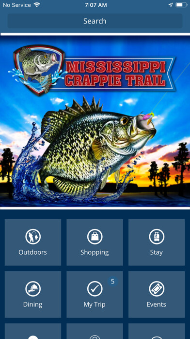 Emulate iPhone app Mississippi Crappie Trail using MyAndroid Emulate iPhone app Mississippi Crappie Trail using MyAndroid